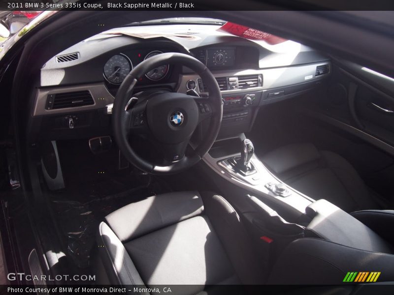 Black Sapphire Metallic / Black 2011 BMW 3 Series 335is Coupe