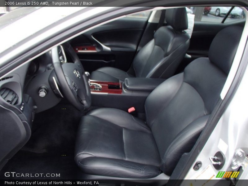 Tungsten Pearl / Black 2006 Lexus IS 250 AWD