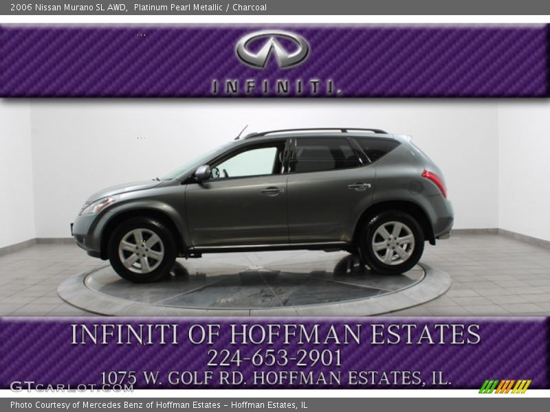 Platinum Pearl Metallic / Charcoal 2006 Nissan Murano SL AWD