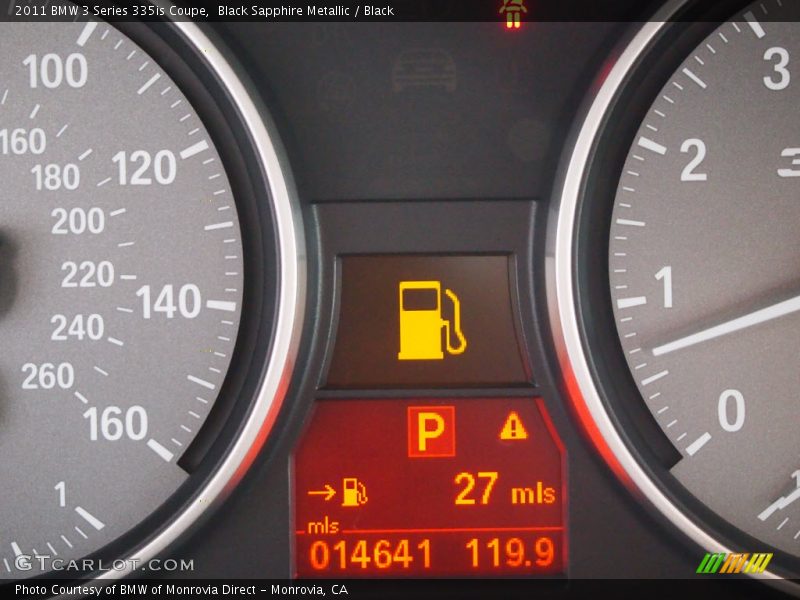 Black Sapphire Metallic / Black 2011 BMW 3 Series 335is Coupe