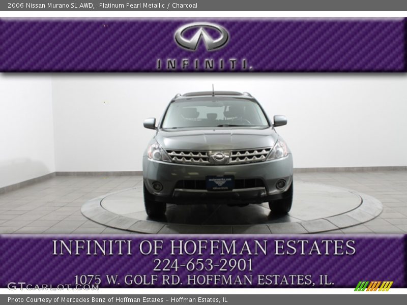 Platinum Pearl Metallic / Charcoal 2006 Nissan Murano SL AWD