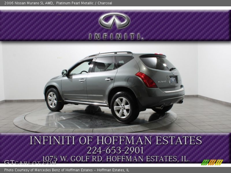 Platinum Pearl Metallic / Charcoal 2006 Nissan Murano SL AWD