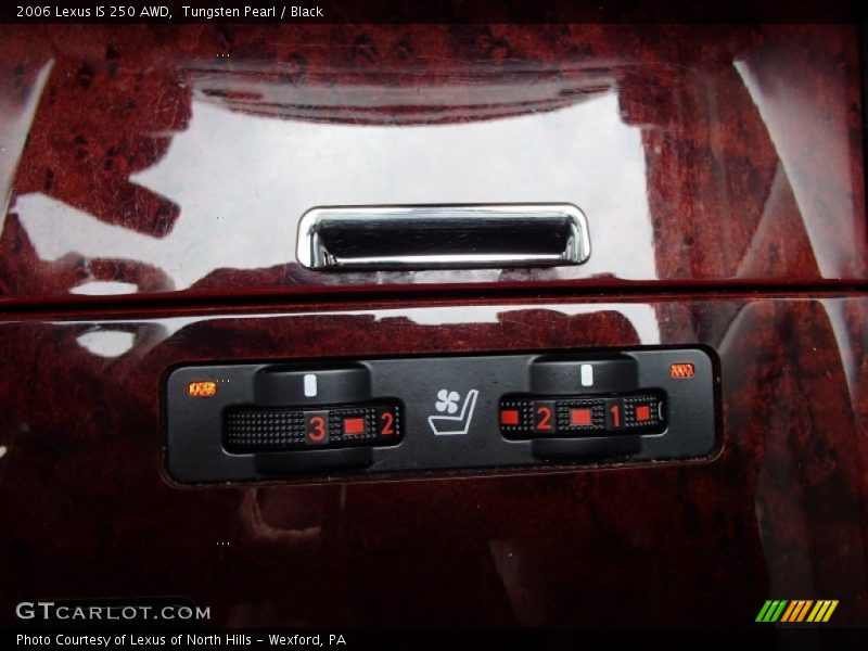 Tungsten Pearl / Black 2006 Lexus IS 250 AWD