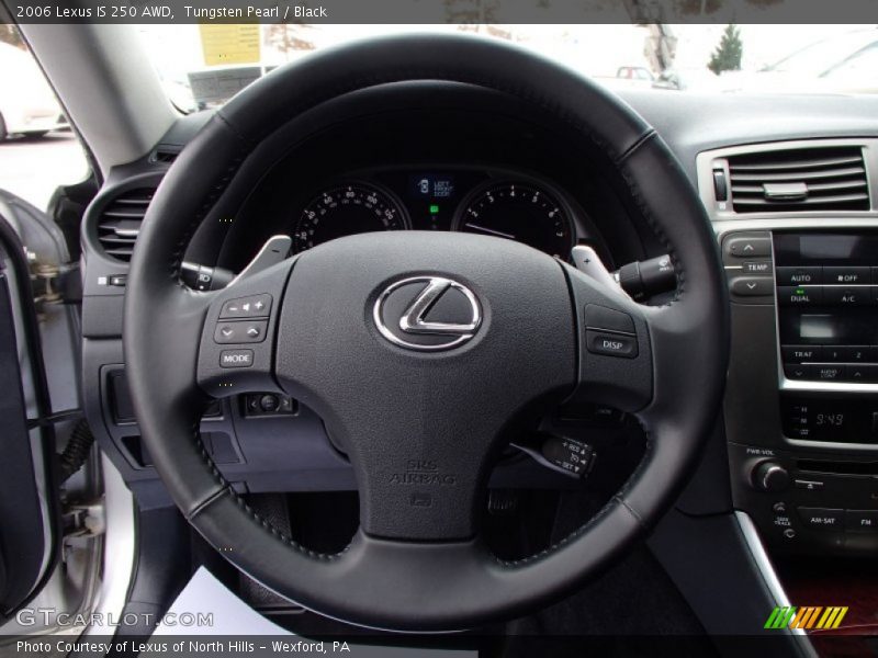 Tungsten Pearl / Black 2006 Lexus IS 250 AWD