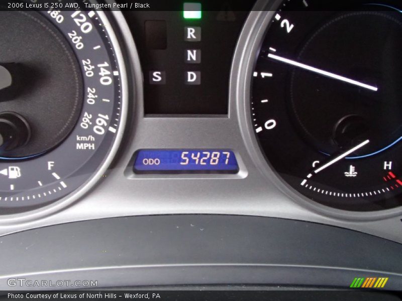 Tungsten Pearl / Black 2006 Lexus IS 250 AWD