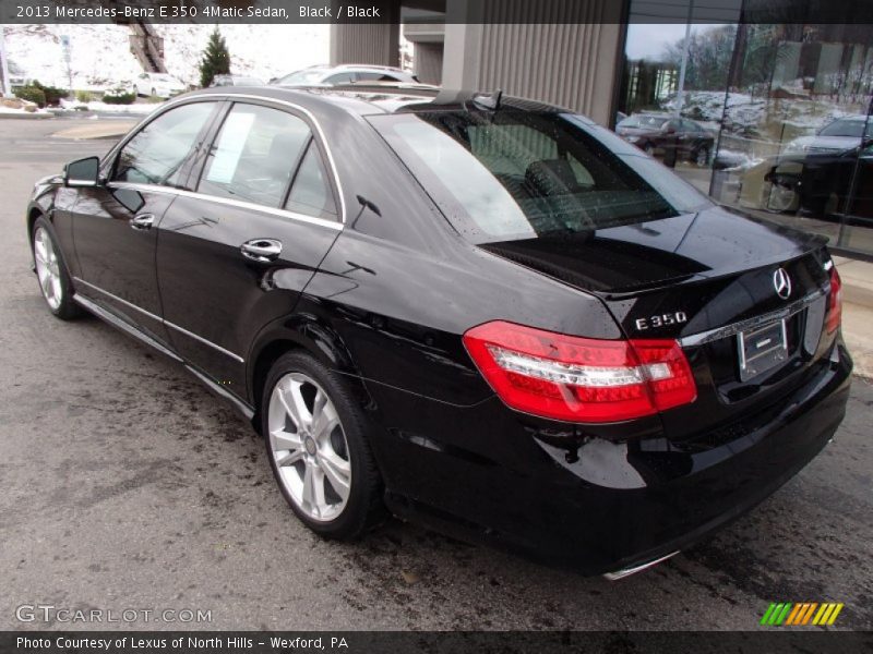 Black / Black 2013 Mercedes-Benz E 350 4Matic Sedan