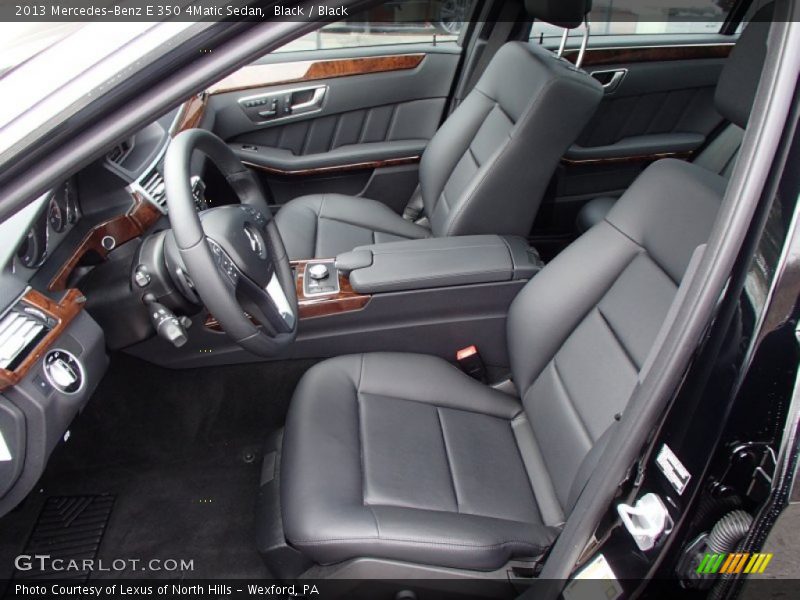 Black / Black 2013 Mercedes-Benz E 350 4Matic Sedan