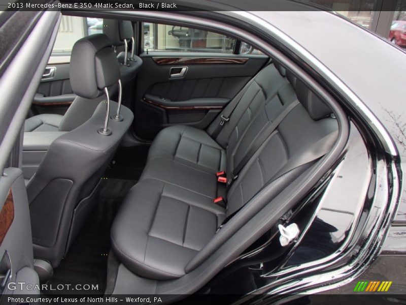 Black / Black 2013 Mercedes-Benz E 350 4Matic Sedan