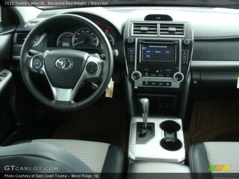 Barcelona Red Metallic / Black/Ash 2012 Toyota Camry SE