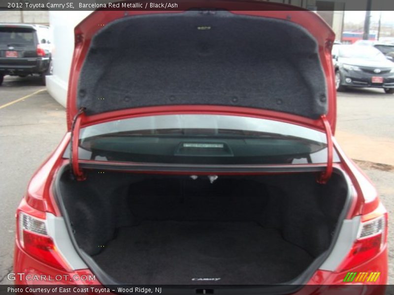 Barcelona Red Metallic / Black/Ash 2012 Toyota Camry SE