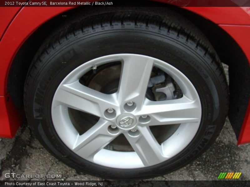 Barcelona Red Metallic / Black/Ash 2012 Toyota Camry SE
