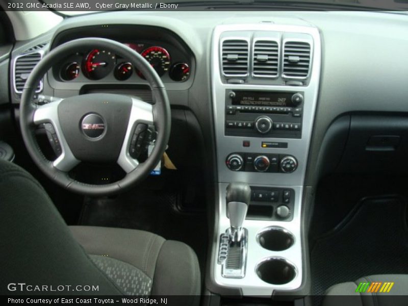 Cyber Gray Metallic / Ebony 2012 GMC Acadia SLE AWD
