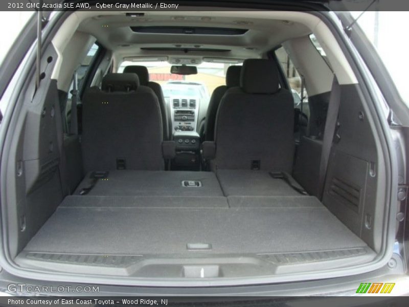 Cyber Gray Metallic / Ebony 2012 GMC Acadia SLE AWD