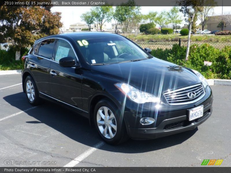 Black Obsidian / Graphite 2010 Infiniti EX 35 Journey AWD