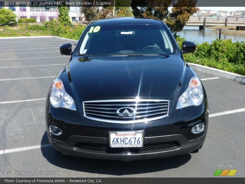 Black Obsidian / Graphite 2010 Infiniti EX 35 Journey AWD