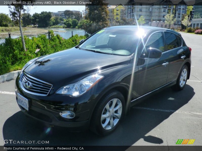 Black Obsidian / Graphite 2010 Infiniti EX 35 Journey AWD