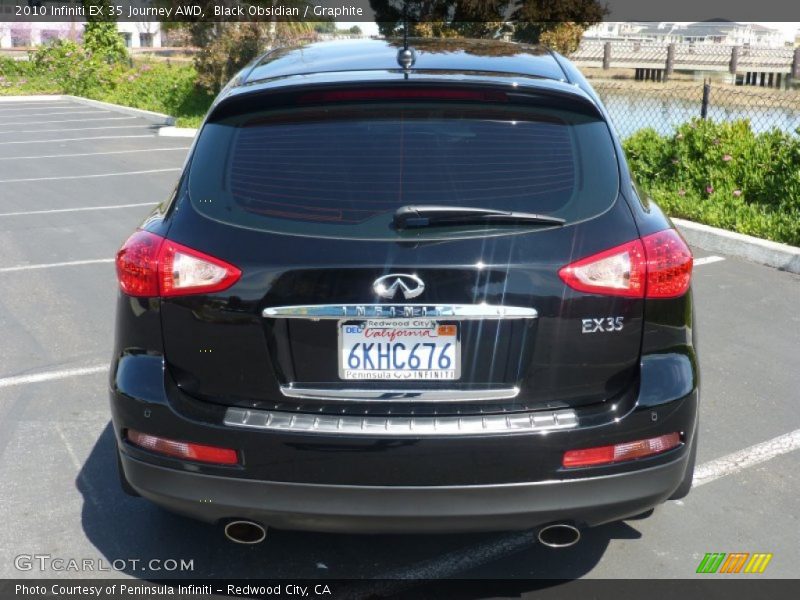 Black Obsidian / Graphite 2010 Infiniti EX 35 Journey AWD