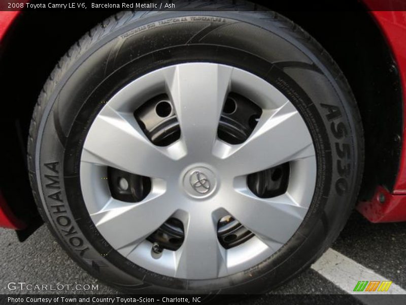 Barcelona Red Metallic / Ash 2008 Toyota Camry LE V6