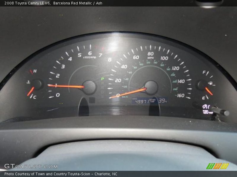 Barcelona Red Metallic / Ash 2008 Toyota Camry LE V6