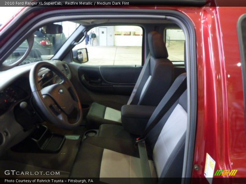 Redfire Metallic / Medium Dark Flint 2010 Ford Ranger XL SuperCab