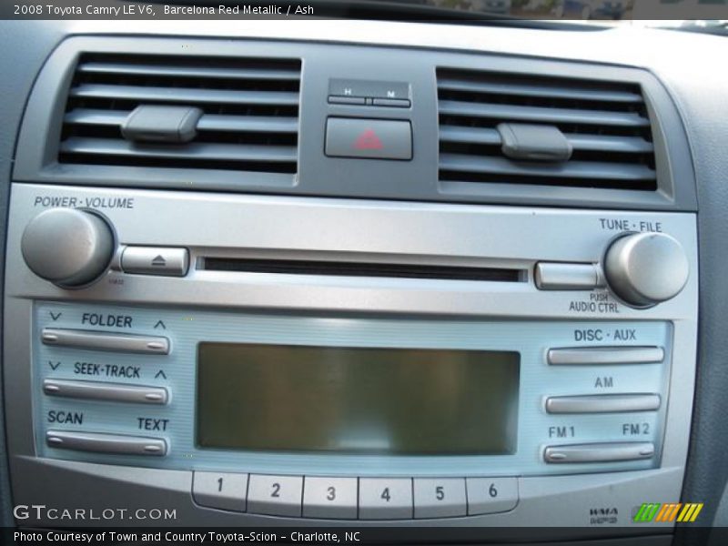 Barcelona Red Metallic / Ash 2008 Toyota Camry LE V6