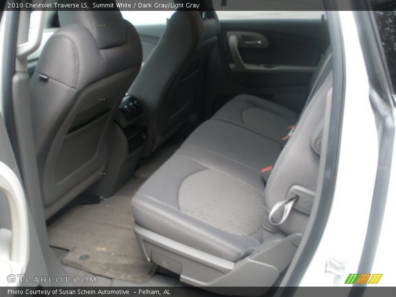 Summit White / Dark Gray/Light Gray 2010 Chevrolet Traverse LS