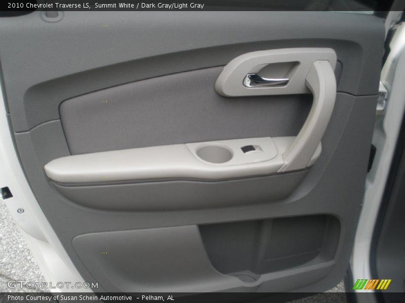 Summit White / Dark Gray/Light Gray 2010 Chevrolet Traverse LS