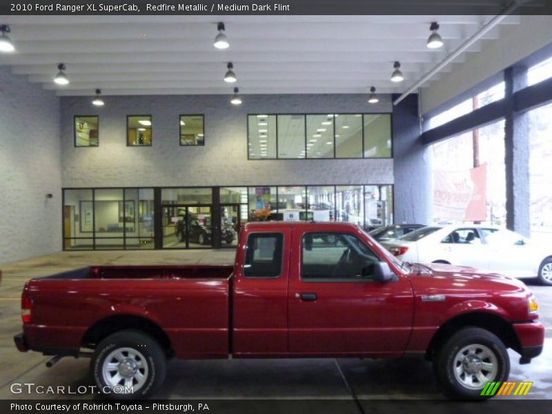 Redfire Metallic / Medium Dark Flint 2010 Ford Ranger XL SuperCab