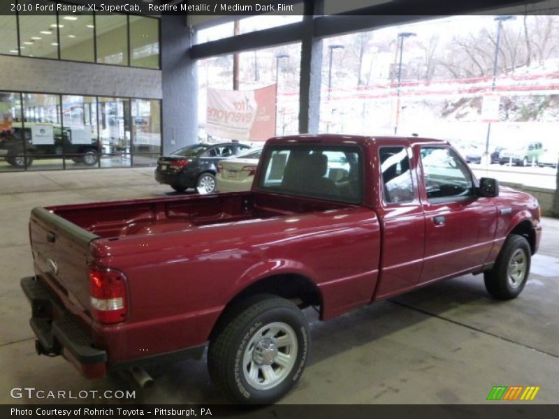 Redfire Metallic / Medium Dark Flint 2010 Ford Ranger XL SuperCab