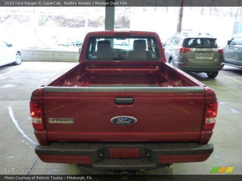 Redfire Metallic / Medium Dark Flint 2010 Ford Ranger XL SuperCab