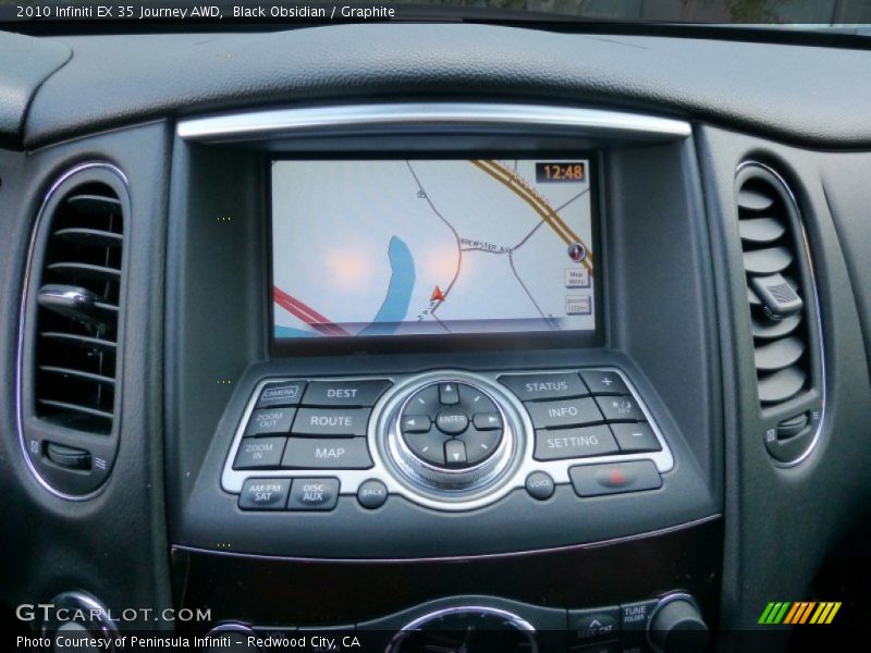 Black Obsidian / Graphite 2010 Infiniti EX 35 Journey AWD