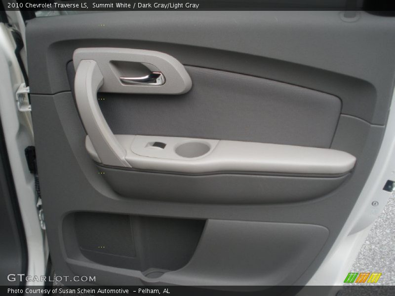 Summit White / Dark Gray/Light Gray 2010 Chevrolet Traverse LS