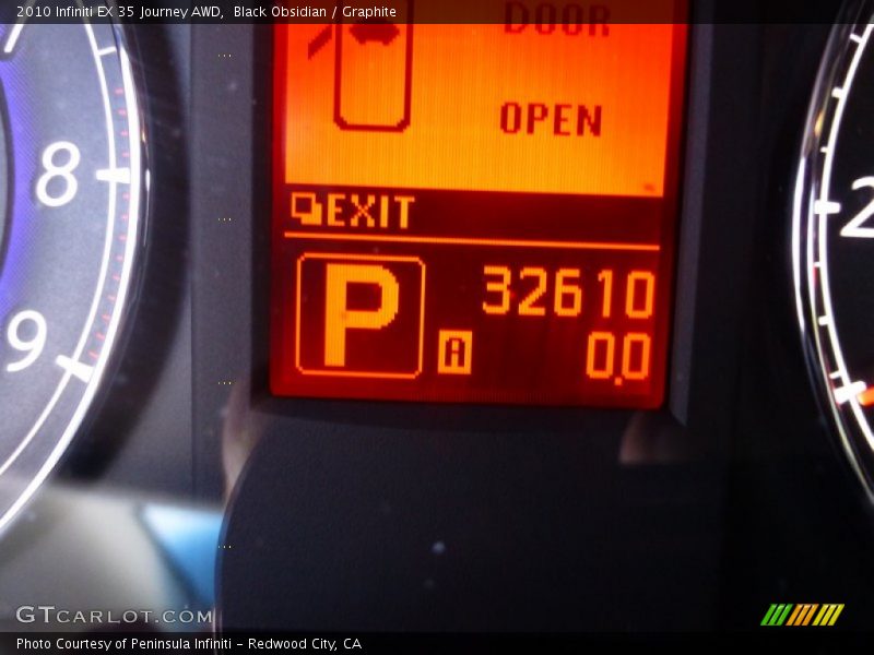 Black Obsidian / Graphite 2010 Infiniti EX 35 Journey AWD