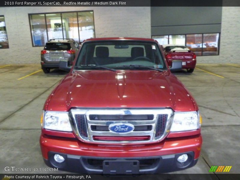 Redfire Metallic / Medium Dark Flint 2010 Ford Ranger XL SuperCab