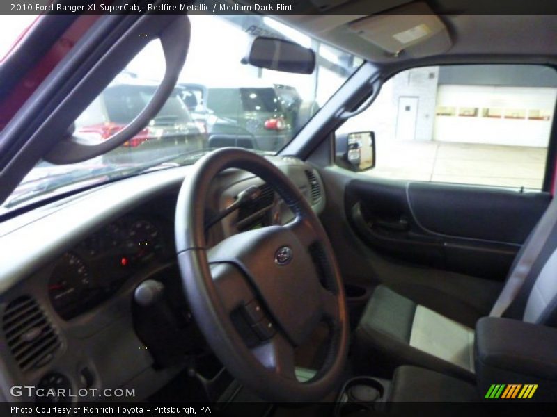 Redfire Metallic / Medium Dark Flint 2010 Ford Ranger XL SuperCab