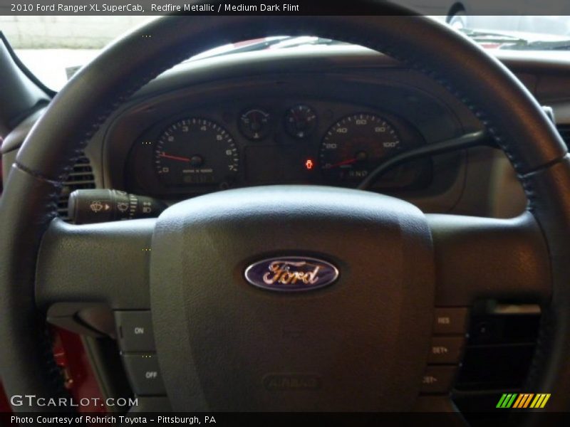 Redfire Metallic / Medium Dark Flint 2010 Ford Ranger XL SuperCab