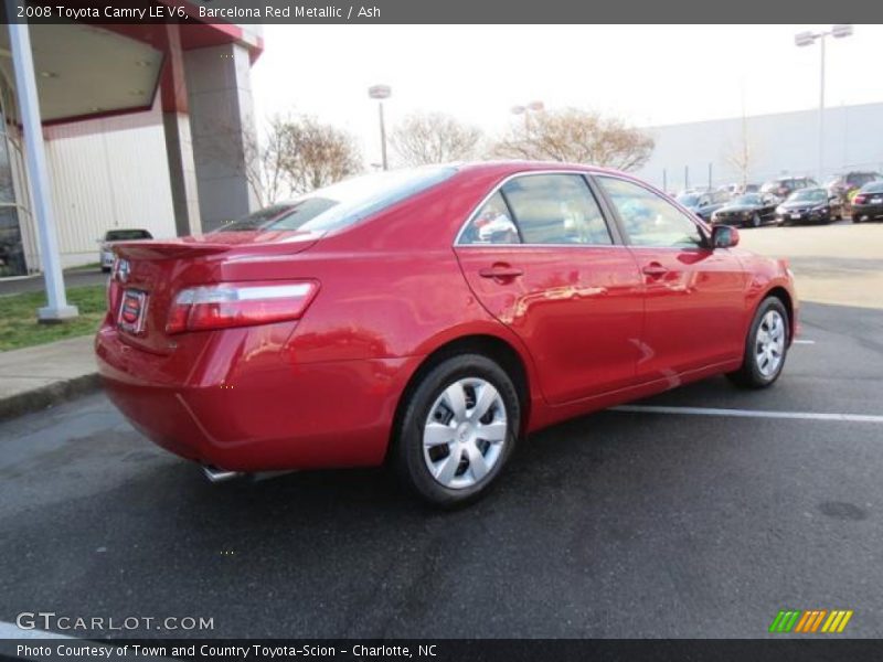 Barcelona Red Metallic / Ash 2008 Toyota Camry LE V6