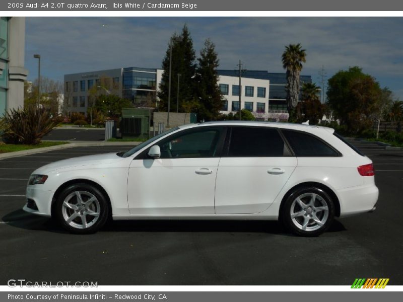 Ibis White / Cardamom Beige 2009 Audi A4 2.0T quattro Avant