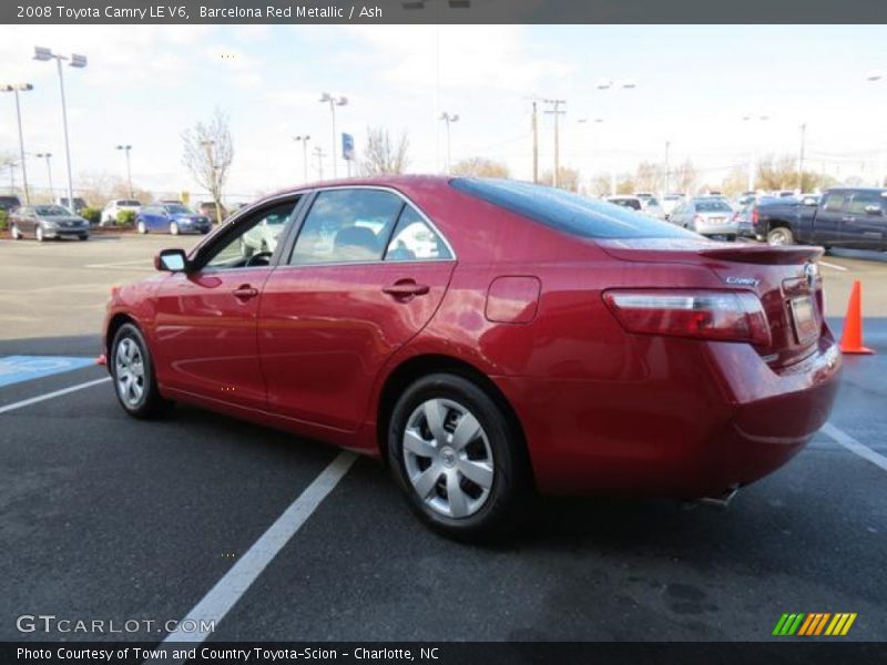 Barcelona Red Metallic / Ash 2008 Toyota Camry LE V6