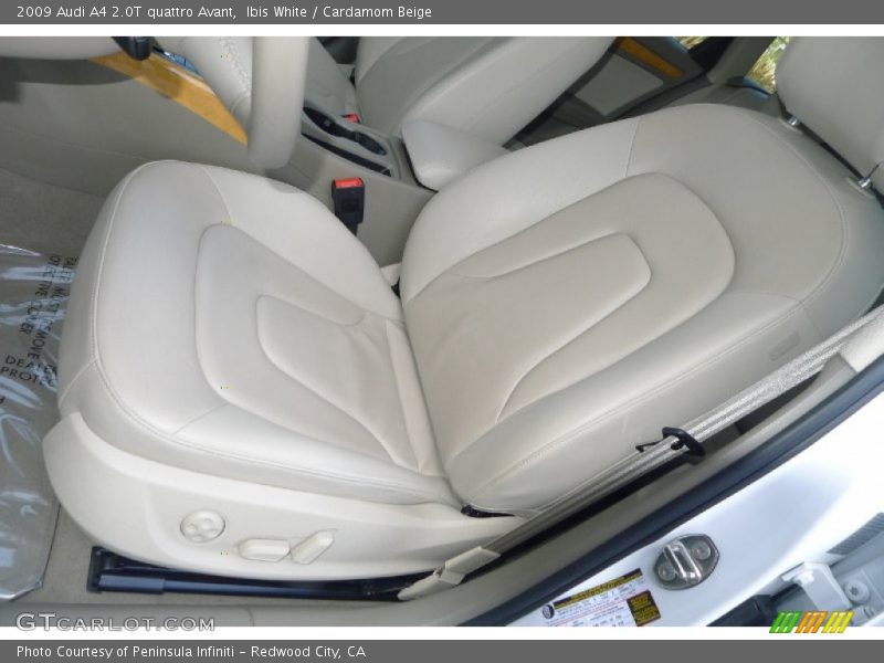 Ibis White / Cardamom Beige 2009 Audi A4 2.0T quattro Avant