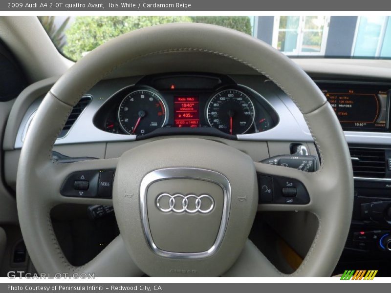 Ibis White / Cardamom Beige 2009 Audi A4 2.0T quattro Avant