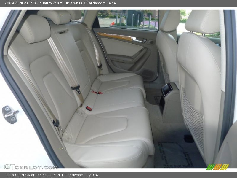 Rear Seat of 2009 A4 2.0T quattro Avant
