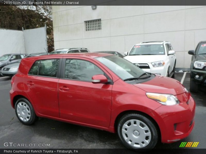 Barcelona Red Metallic / Charcoal 2010 Scion xD