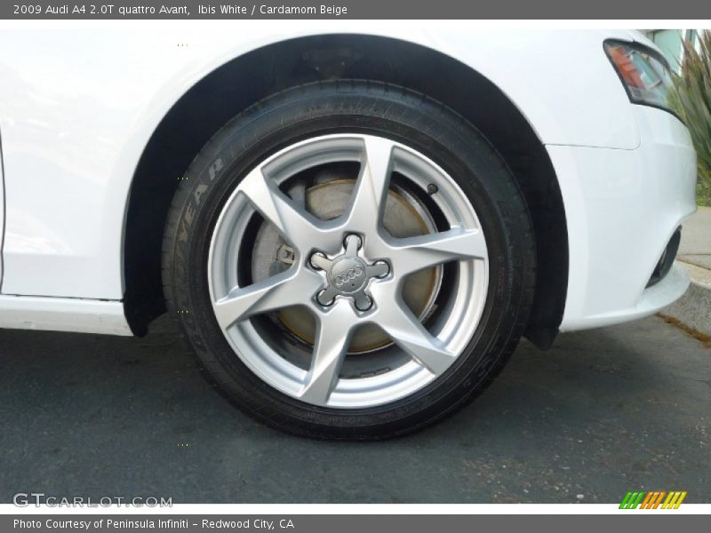 Ibis White / Cardamom Beige 2009 Audi A4 2.0T quattro Avant