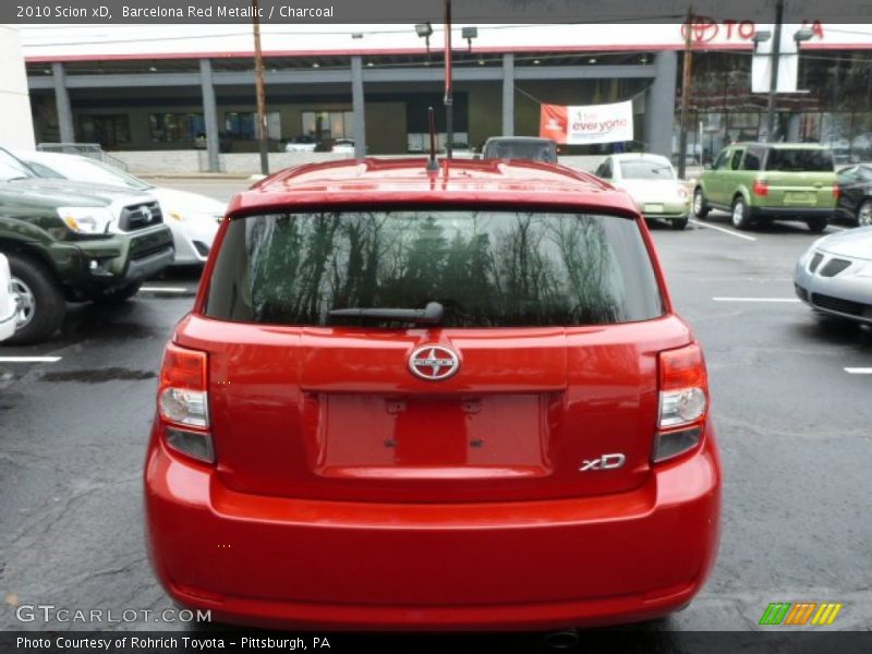 Barcelona Red Metallic / Charcoal 2010 Scion xD