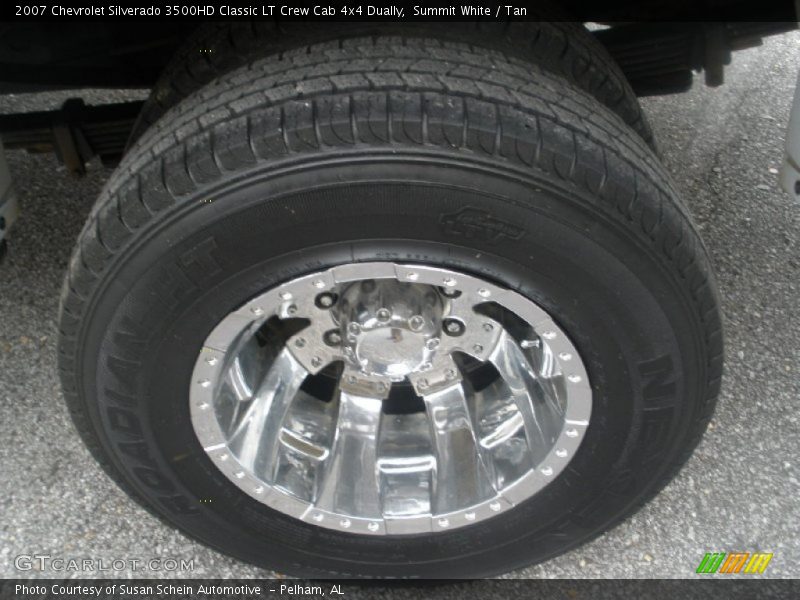 Summit White / Tan 2007 Chevrolet Silverado 3500HD Classic LT Crew Cab 4x4 Dually