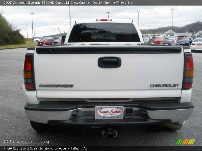 Summit White / Tan 2007 Chevrolet Silverado 3500HD Classic LT Crew Cab 4x4 Dually
