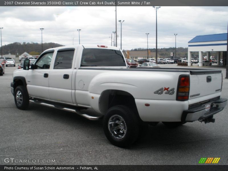 Summit White / Tan 2007 Chevrolet Silverado 3500HD Classic LT Crew Cab 4x4 Dually