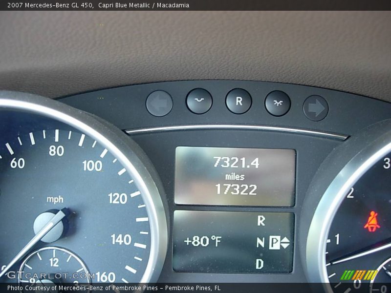 Capri Blue Metallic / Macadamia 2007 Mercedes-Benz GL 450