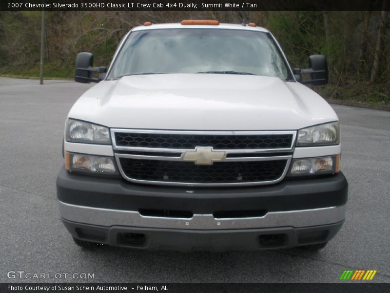 Summit White / Tan 2007 Chevrolet Silverado 3500HD Classic LT Crew Cab 4x4 Dually